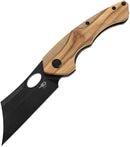 Bestech Knives Skirmish Linerlock Folding Knife 3.25" D2 Tool Steel Blade Olive Wood Handle L06C -Bestech Knives - Survivor Hand Precision Knives & Outdoor Gear Store