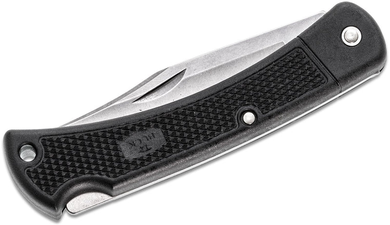 Buck Lockback Hunter Folding Knife 3.75" 420HC Steel Blade Black Checkered Nylon Handle 110BKSLT -Buck - Survivor Hand Precision Knives & Outdoor Gear Store