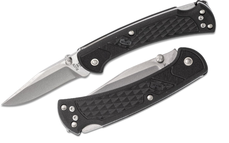 Buck 112 Slim Select Folding Knife 3" 420HC Steel Blade Black Glass Filled Nylon Handle 112BKS1 -Buck - Survivor Hand Precision Knives & Outdoor Gear Store