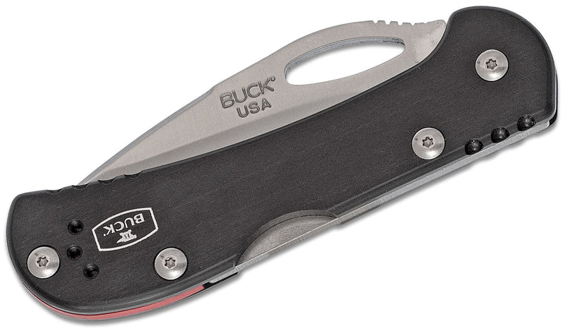 Buck Mini SpitFire Lockback Folding Knife 2.75" 420HC Steel Blade Aluminum Handle 726BKS -Buck - Survivor Hand Precision Knives & Outdoor Gear Store