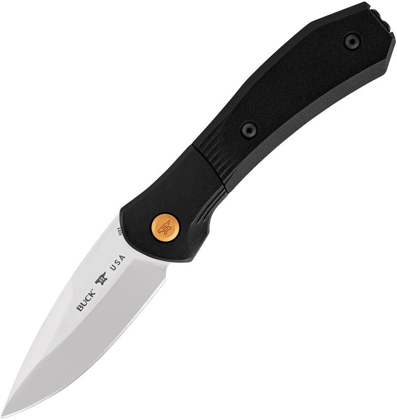 Buck Paradigm Shift Mechanism Folding Automatic Knife 3" S35VN Steel Blade Black G10 Handle 591BKS -Buck - Survivor Hand Precision Knives & Outdoor Gear Store