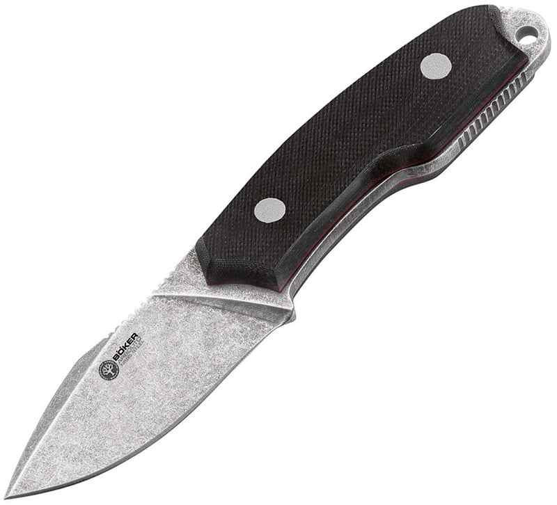 Boker Arbolito El Heroe Fixed Knife 3" Stainless Steel Blade Black Micarta Handle 02BA371M -Boker - Survivor Hand Precision Knives & Outdoor Gear Store