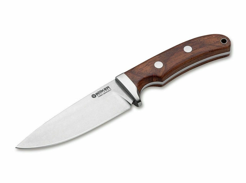 Boker Savannah Fixed Knife 4.63" N690 Steel Blade Cocobolo Wood Handle 120320 -Boker - Survivor Hand Precision Knives & Outdoor Gear Store