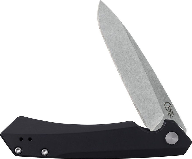 Case XX Kinzua EDC Frame Folding Knife S35VN Steel Spear Point Blade Black Anodized Aluminum Handle 64662 -Case Cutlery - Survivor Hand Precision Knives & Outdoor Gear Store