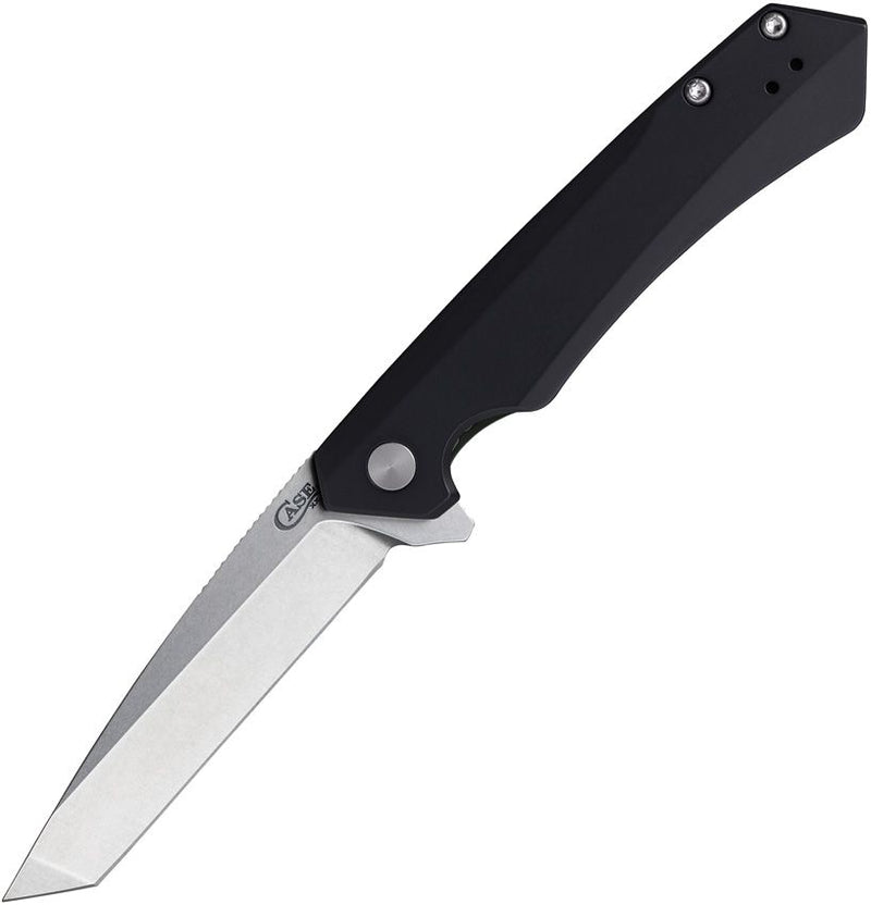 Case XX Kinzua Framelock Folding Knife 3.75" S35VN Steel Tanto Blade Black Aluminum Handle 64665 -Case Cutlery - Survivor Hand Precision Knives & Outdoor Gear Store