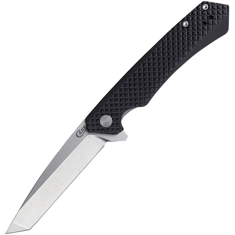 Case XX Kinzua EDC Frame Folding Knife 3.75" S35VN Steel Tanto Blade Black Textured Aluminum Handle 64684 -Case Cutlery - Survivor Hand Precision Knives & Outdoor Gear Store