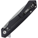 Case XX Kinzua EDC Frame Folding Knife 3.75" S35VN Steel Spear Point Blade Black Textured Aluminum Handle 64688 -Case Cutlery - Survivor Hand Precision Knives & Outdoor Gear Store