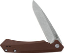 Case XX Kinzua EDC Frame Folding Knife 3.75" S35VN Steel Tanto Blade Brown Smooth Aluminum Handle 64692 -Case Cutlery - Survivor Hand Precision Knives & Outdoor Gear Store