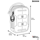 Maxpediiton AGR CAP Compact Admin Pouch Black Foam Padding Paracord Zipper Pulls CAPBLK -Maxpedition - Survivor Hand Precision Knives & Outdoor Gear Store