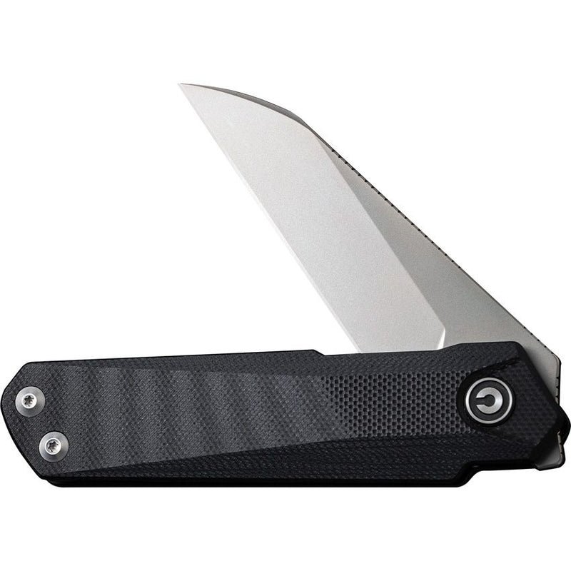 Civivi Ki-V Plus Folding Knife 2.5" Nitro-V Steel Extended Tang Blade Black G10 Handle VC20005B1 -Civivi - Survivor Hand Precision Knives & Outdoor Gear Store