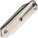 Civivi Ki-V Plus Folding Knife 2.5" Nitro-V Steel Extended Tang Blade White G10 Handle VC20005B2 -Civivi - Survivor Hand Precision Knives & Outdoor Gear Store