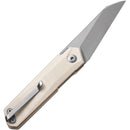 Civivi Ki-V Plus Folding Knife 2.5" Nitro-V Steel Extended Tang Blade White G10 Handle VC20005B2 -Civivi - Survivor Hand Precision Knives & Outdoor Gear Store