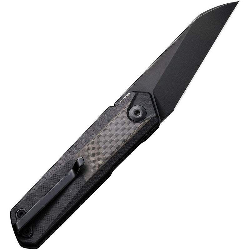 Civivi Ki-V Plus Folding Knife 2.5" Nitro-V Steel Blade Black G10/Carbon Fiber Inlay Handle VC20005B3 -Civivi - Survivor Hand Precision Knives & Outdoor Gear Store