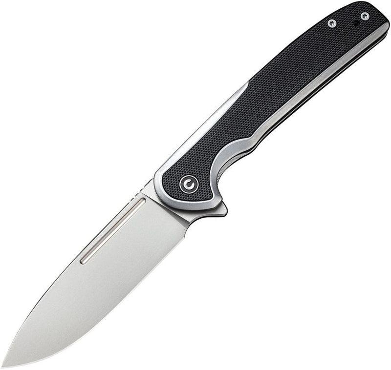 Civivi Voltaic Frame Folding Knife 3.5" 14C28N Sandvik Steel Blade Stainless/Black G10 Inlay Handle VC200602 -Civivi - Survivor Hand Precision Knives & Outdoor Gear Store