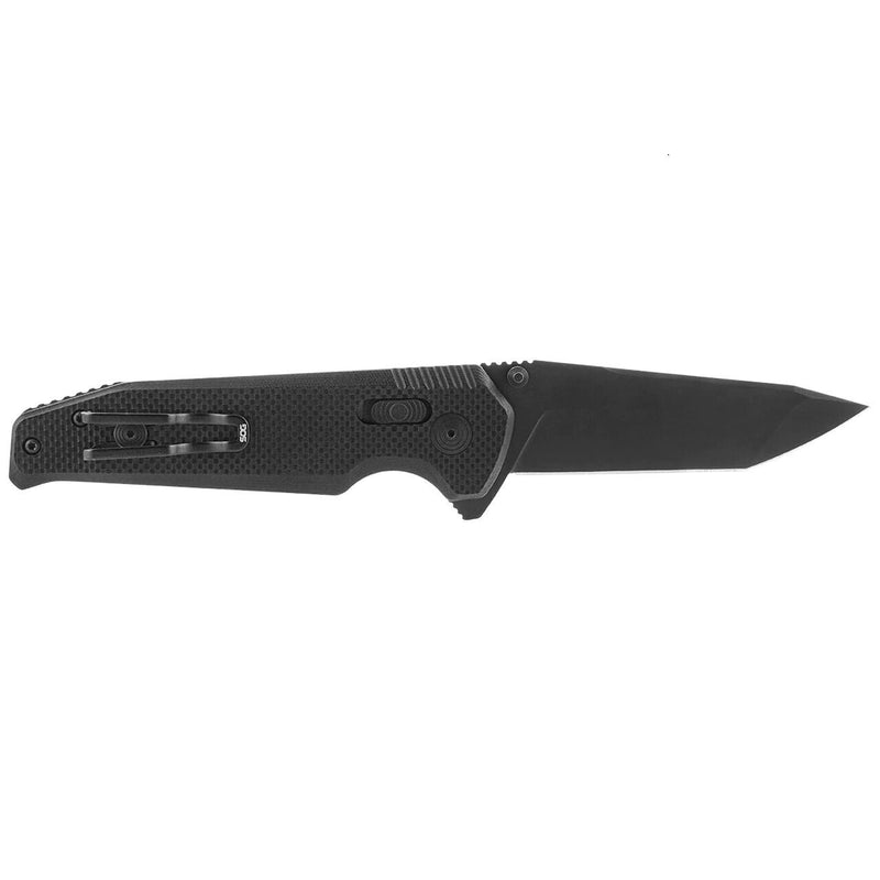 SOG Vision XR Folding Knife 3.38" Toxide Coaed CTS-XHP Steel Tanto Blade Black G10 Handle 12570157 -SOG - Survivor Hand Precision Knives & Outdoor Gear Store