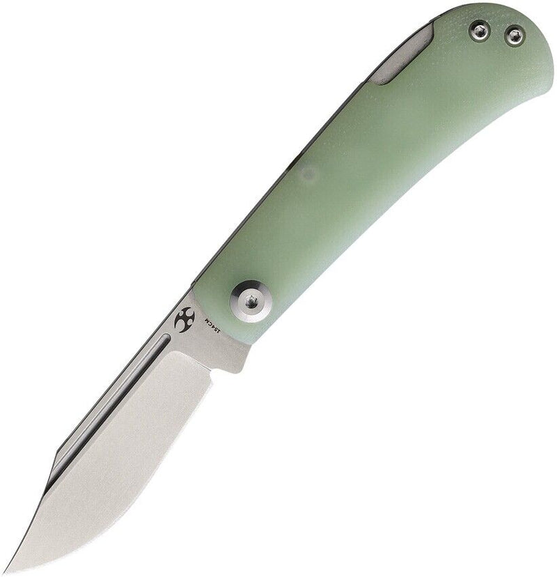 Kansept Knives Wedge Lockback Folding Knife 2.25" 154CM Steel Clip Point Blade Jade G10 Handle 2026B6 -Kansept Knives - Survivor Hand Precision Knives & Outdoor Gear Store