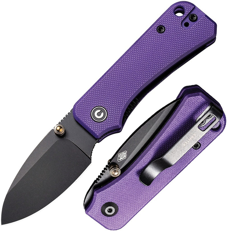 Civivi Baby Banter Liner Folding Knife 2.25" Nitro V Steel Blade Purple G10 Handle 19068S4 -Civivi - Survivor Hand Precision Knives & Outdoor Gear Store