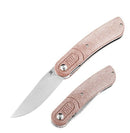 Kansept Knives Reverie Folding Knife 2.91" 154CM Steel Blade Brown Micarta Handle 2025A6 -Kansept Knives - Survivor Hand Precision Knives & Outdoor Gear Store