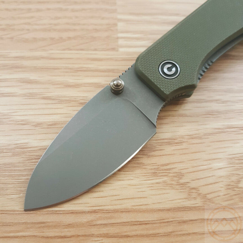 Civivi Baby Banter Linerlock Folding Knife 2.25" Nitro V Steel Blade Green G10 Handle 19068S5 -Civivi - Survivor Hand Precision Knives & Outdoor Gear Store