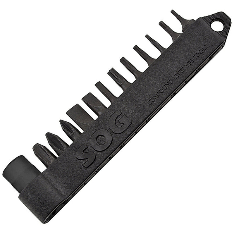 SOG Hex Bit Accessory Kit 12 Assorted Bits Socket-To-Hex-Bit Adapter And Sleeve HXB01 -SOG - Survivor Hand Precision Knives & Outdoor Gear Store