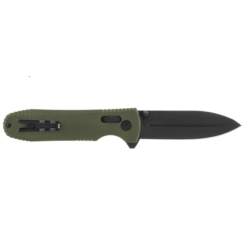 SOG Pentagon XR Lock Folding Knife 3.63" CTS-XHP Stainless Blade OD Green G10 Handle 12610257 -SOG - Survivor Hand Precision Knives & Outdoor Gear Store