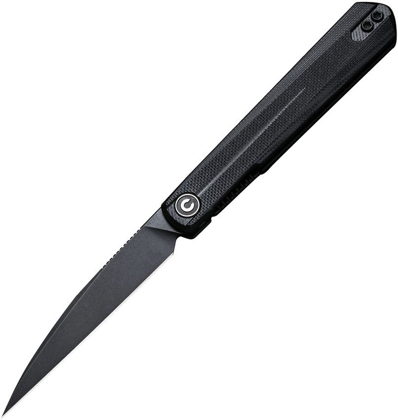 Civivi Clavi Linerlock Folding Knife 3" Nitro-V Steel Wharncliffe Blade Black G10 Handle C210191 -Civivi - Survivor Hand Precision Knives & Outdoor Gear Store