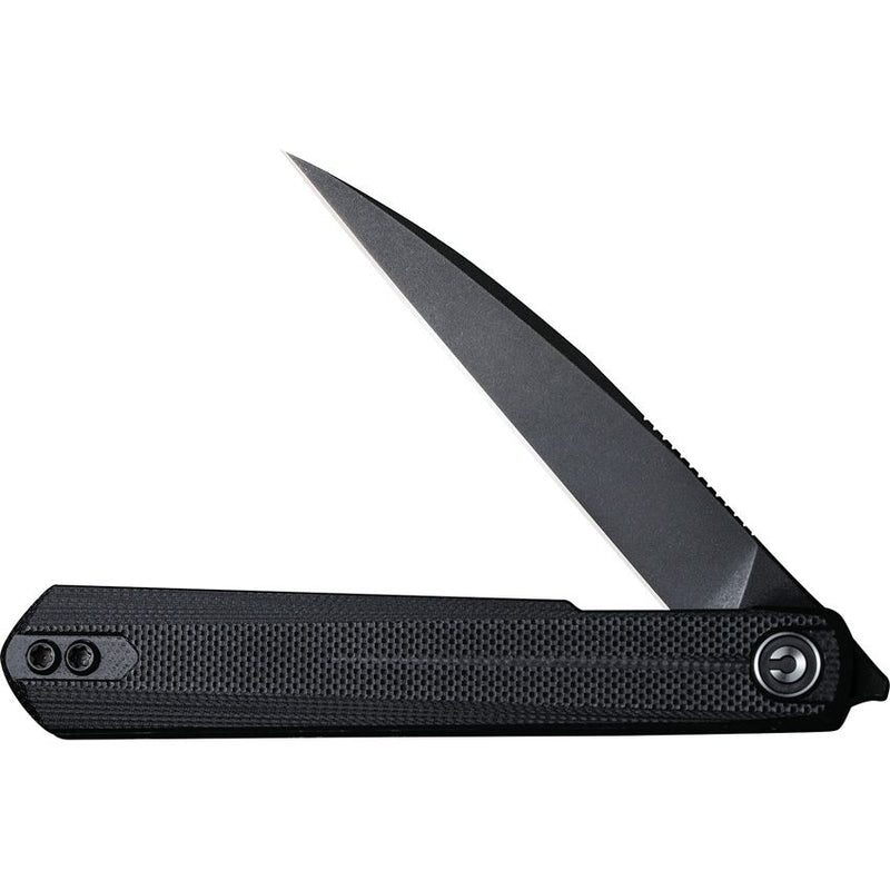 Civivi Clavi Linerlock Folding Knife 3" Nitro-V Steel Wharncliffe Blade Black G10 Handle C210191 -Civivi - Survivor Hand Precision Knives & Outdoor Gear Store