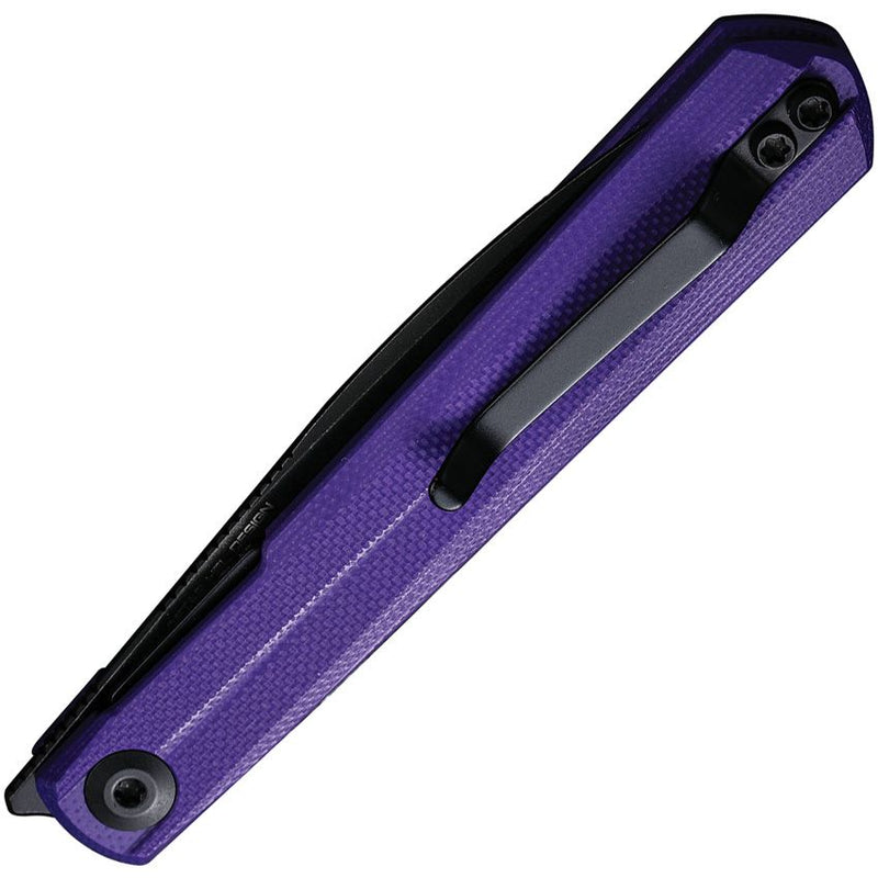 Civivi Clavi Linerlock Folding Knife 3" Nitro-V Steel Wharncliffe Blade Purple G10 Handle C210192 -Civivi - Survivor Hand Precision Knives & Outdoor Gear Store