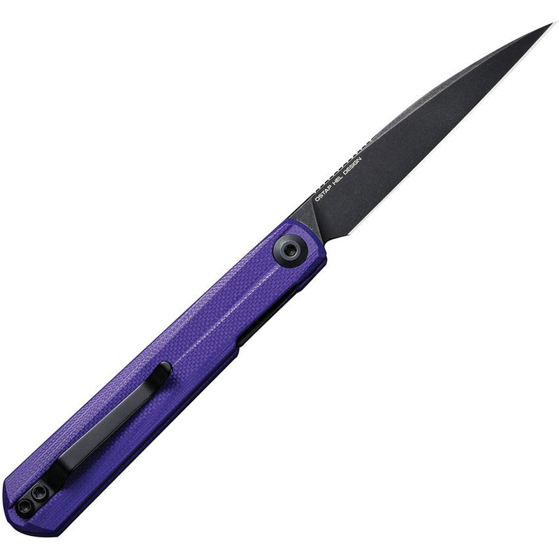 Civivi Clavi Linerlock Folding Knife 3" Nitro-V Steel Wharncliffe Blade Purple G10 Handle C210192 -Civivi - Survivor Hand Precision Knives & Outdoor Gear Store