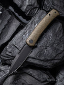 Civivi Cetos Framelock Folding Knife 3.5" 14C28N Sandvik Steel Blade Micarta/Stainless Handle 21025B3 -Civivi - Survivor Hand Precision Knives & Outdoor Gear Store