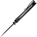 Civivi ODD 22 Liner Folding Knife 3" 14C28N Sandvik Steel Clip Point Blade Green Micarta Handle C210322 -Civivi - Survivor Hand Precision Knives & Outdoor Gear Store