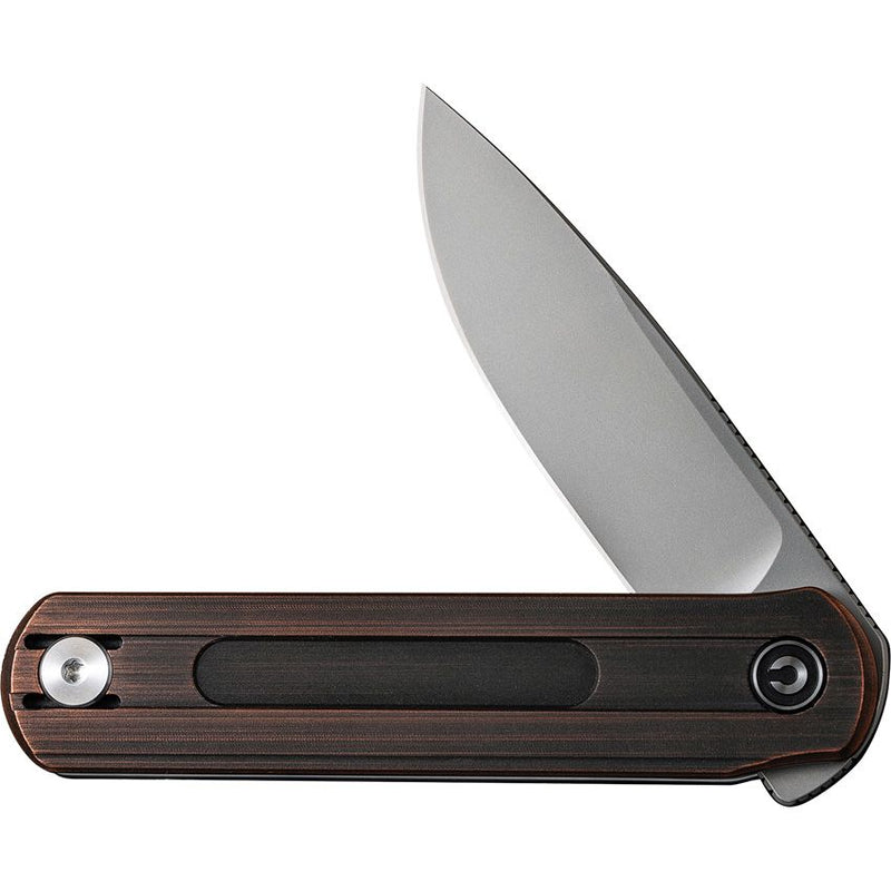 Civivi Slip Joint Folding Knife 2.63" Nitro-V Steel Blade Black Hand Rubbed Copper Handle C210441 -Civivi - Survivor Hand Precision Knives & Outdoor Gear Store