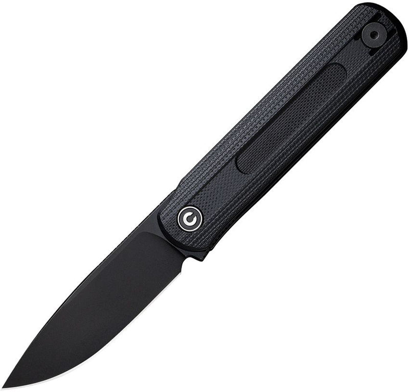 Civivi Slip Joint Folding Knife 2.63" Nitro-V Steel Drop Point Blade Black G10 Handle C210443 -Civivi - Survivor Hand Precision Knives & Outdoor Gear Store