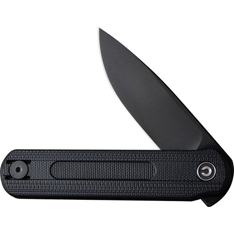 Civivi Slip Joint Folding Knife 2.63" Nitro-V Steel Drop Point Blade Black G10 Handle C210443 -Civivi - Survivor Hand Precision Knives & Outdoor Gear Store