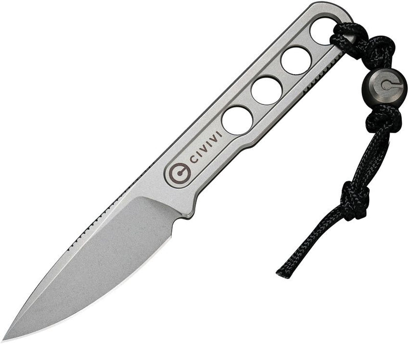 Civivi Circulus Fixed Knife 1.96" 10Cr15CoMoV Steel Drop Point Blade One Piece Construction C220122 -Civivi - Survivor Hand Precision Knives & Outdoor Gear Store