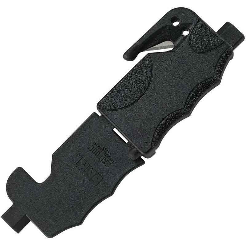 CRKT Exitool 5.88" Overall Black GRN Handle With Glass Breaker And Safety Cone Tip Cover 9031 -CRKT - Survivor Hand Precision Knives & Outdoor Gear Store