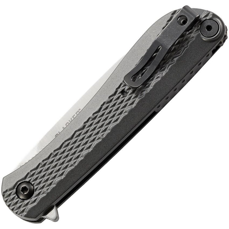 CRKT Slacker Linerlock Folding Knife 3.25" 1.4116 Steel Blade Black Checkered Aluminum Handle K350KXP -CRKT - Survivor Hand Precision Knives & Outdoor Gear Store