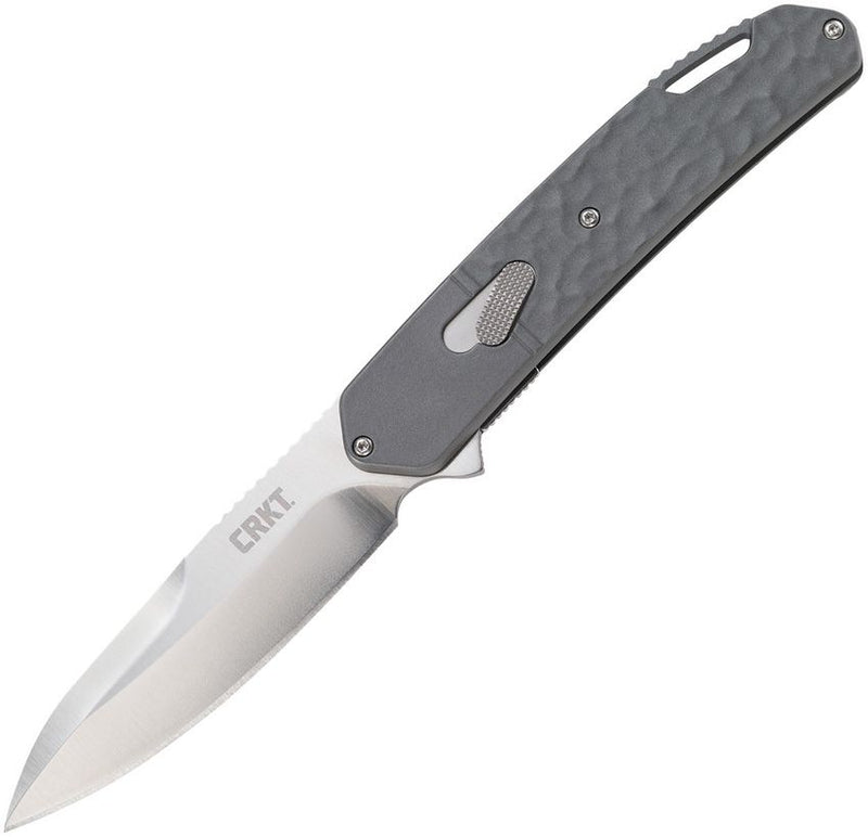 CRKT Bona Fide Linerlock Folding Knife 3.63" D2 Tool Steel Blade Gray Sculpted Aluminum Handle K540GXP -CRKT - Survivor Hand Precision Knives & Outdoor Gear Store