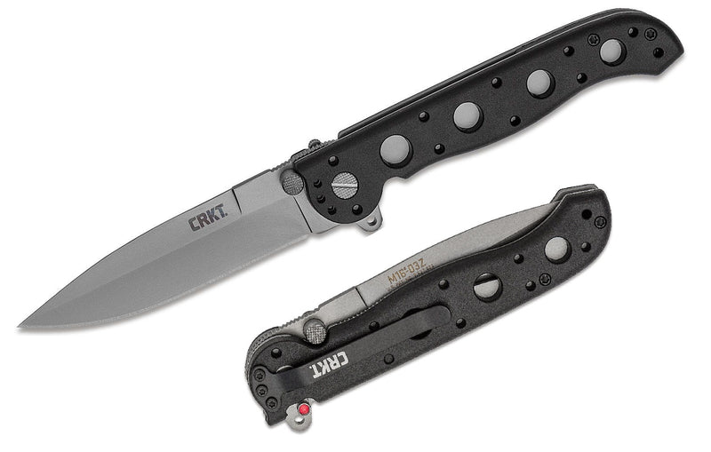 CRKT M16 Folding Knife 3.5" AUS-8 Steel Spear Point Blade Black Zytel Handle 03Z -CRKT - Survivor Hand Precision Knives & Outdoor Gear Store