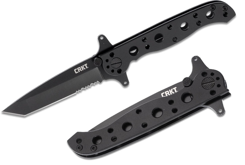 CRKT M16 Framelock Folding Knife 3" 8Cr13MoV Steel Blade Black Stainless Steel Handle 10KSF -CRKT - Survivor Hand Precision Knives & Outdoor Gear Store