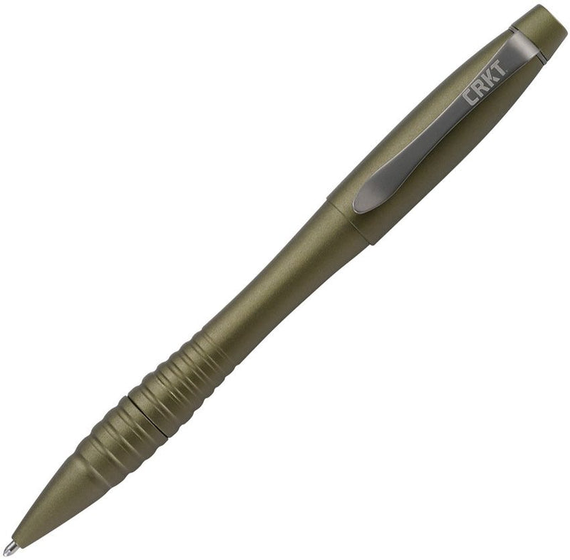 CRKT Williams Defense Pen Type III OD Green Scratch-Resistant Anodized Finish Aluminum Construction TPENWOD -CRKT - Survivor Hand Precision Knives & Outdoor Gear Store