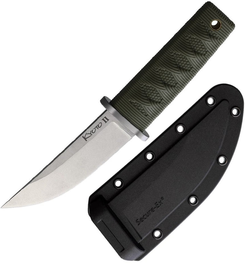 Cold Steel Kyoto II Fixed Knife 3.38" 8Cr13MoV Steel Blade Kray-Ex Handle 17DBODSW -Cold Steel - Survivor Hand Precision Knives & Outdoor Gear Store