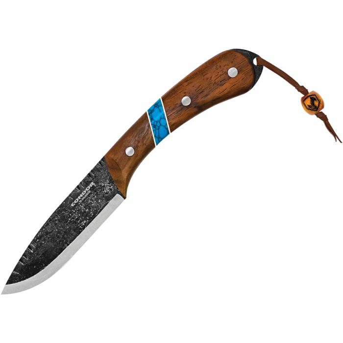 Condor Blue River Fixed Knife 4.5" 1095HC Steel Blade Walnut/Stone Handle 282543HC -Condor - Survivor Hand Precision Knives & Outdoor Gear Store