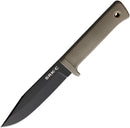Cold Steel SRK Compact Fixed Knife 5" Black Tuff-Ex Coated SK5 Carbon Steel Clip Point Blade Dark Earth Kray-Ex Handle 49LCKDDEBK -Cold Steel - Survivor Hand Precision Knives & Outdoor Gear Store
