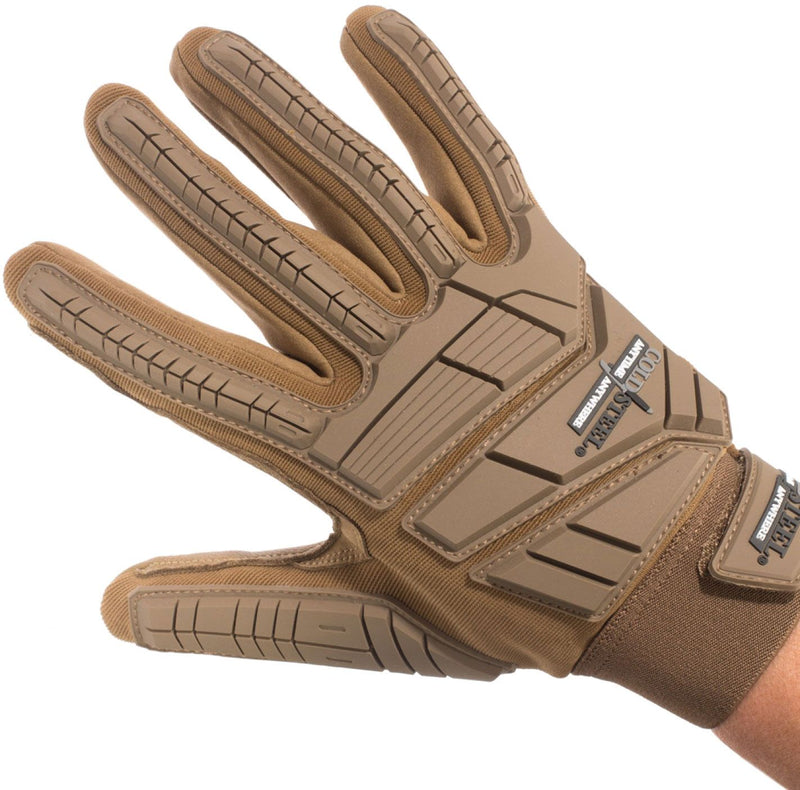 Cold Steel Tactical Glove Tan XL Level 5 Strongest Protection Excellent Grip GL23 -Cold Steel - Survivor Hand Precision Knives & Outdoor Gear Store