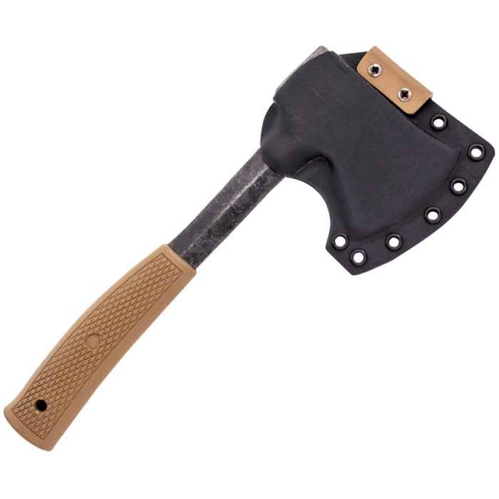 Condor Campsite 4.25" 1075HC Steel Axe Head Desert Tan Polypropylene Handle 3934424HC -Condor - Survivor Hand Precision Knives & Outdoor Gear Store