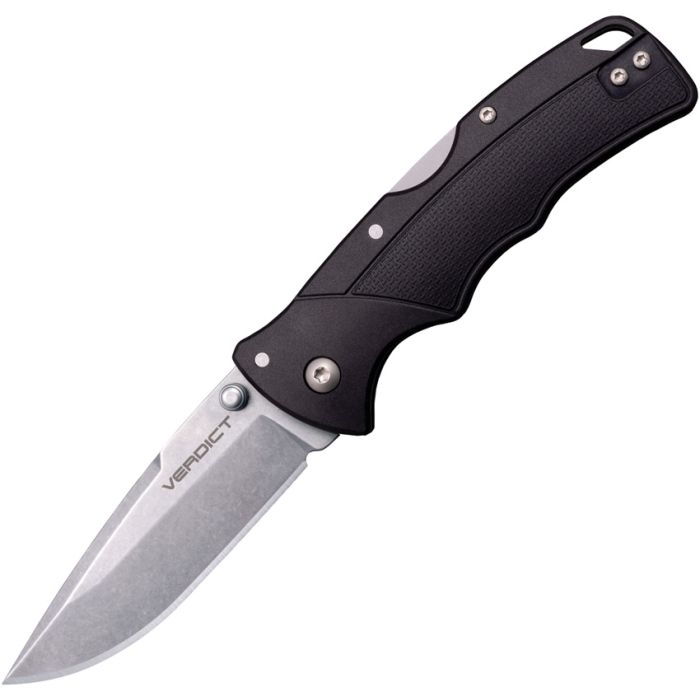 Cold Steel Verdict Lockback Folding Knife 3" 4116 Steel Blade Black GFN Handle FLC3SPSS -Cold Steel - Survivor Hand Precision Knives & Outdoor Gear Store