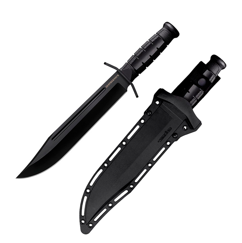 Cold Steel Leatherneck Fixed Knife 10.5" D2 Tool Steel Bowie Blade Black Kray-Ex Handle FXLTHRNK -Cold Steel - Survivor Hand Precision Knives & Outdoor Gear Store