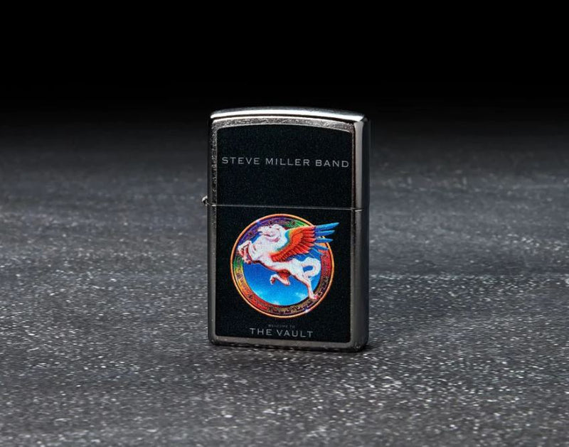 Zippo Steve Miller Band Lighter Street Chrome All Metal Construction Dimensions: 2.25" x 1.5" 23775 -Zippo - Survivor Hand Precision Knives & Outdoor Gear Store