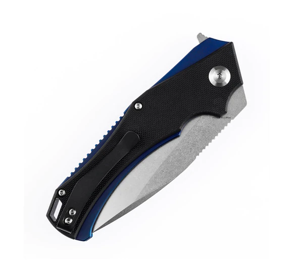 Kansept Knives Mini Hellx Linerlock Folding Knife 3.75" D2 Tool Steel Blade Black G10 Handle 2008A1 -Kansept Knives - Survivor Hand Precision Knives & Outdoor Gear Store